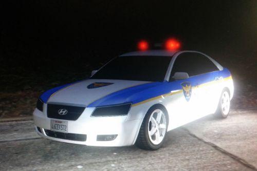 2006 Hyundai NF Sonata Korean PoliceCar (+ Flashing Lights)